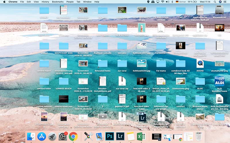 sort your desktop, which is one of the best things to do at home