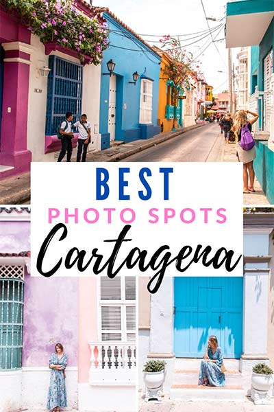 a colourful guide to the best photo spots in Cartagena, Colombia