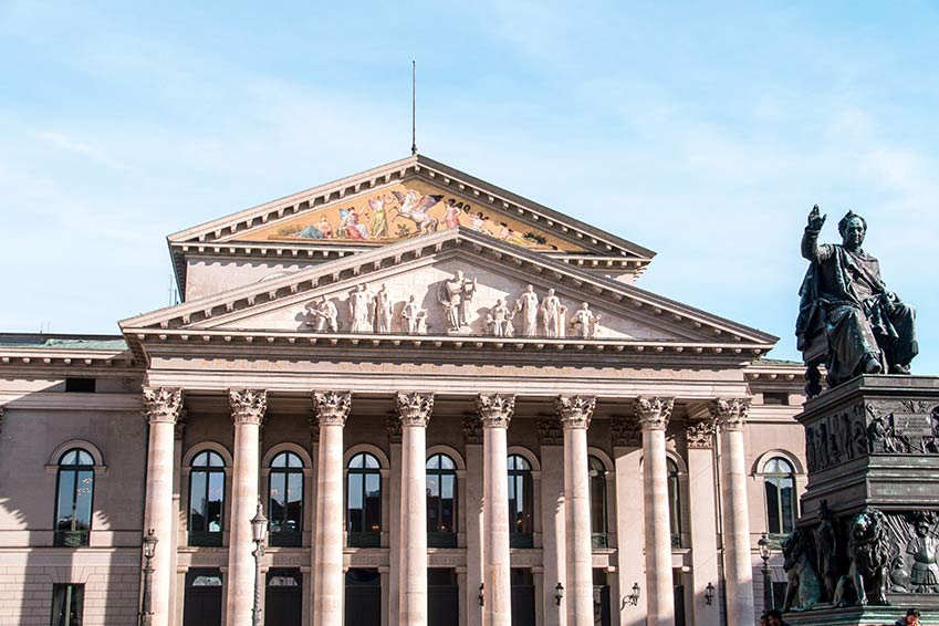 view on Bayerische Staatsoper in Munich